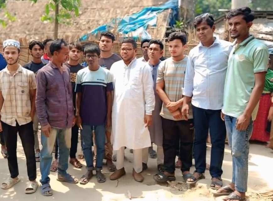 মেধাবী ছাত্র মতিউরের দায়িত্ব নিলেন উপজেলা বিএনপির সাধারণ সম্পাদক আবু তাহের